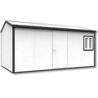 Duramax Gable Roof Building 16ft x 10ft White With Anthracite Trim