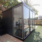 Duramax Garden Glass Home 10ft x 10ft Anthracite Black Grey