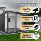 Duramax Garden Glass Home 10ft x 10ft Anthracite Black Grey