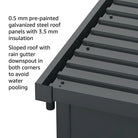 Duramax Garden Glass Home 13ft x 10ft Anthracite Black Grey