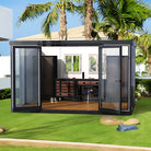 Duramax Garden Glass Home 13ft x 10ft Anthracite Black Grey