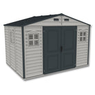 Duramax WoodSide Plus Shed 10ft x 8ft Light Grey & Dark Grey