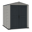 Duramax YardMate Plus Shed 5ft x 8ft Adobe & Dark Grey